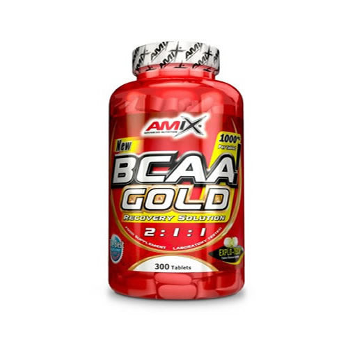  Acides aminés BCAA Gold 2:1:1 300 comprimés – Amix™
