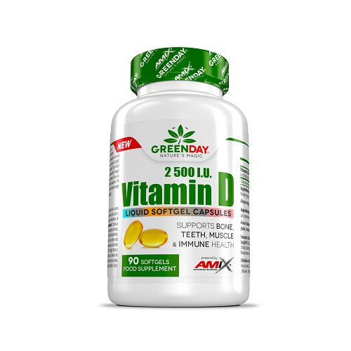  Vitamine D 2500 UI 90 gélules - Greenday®