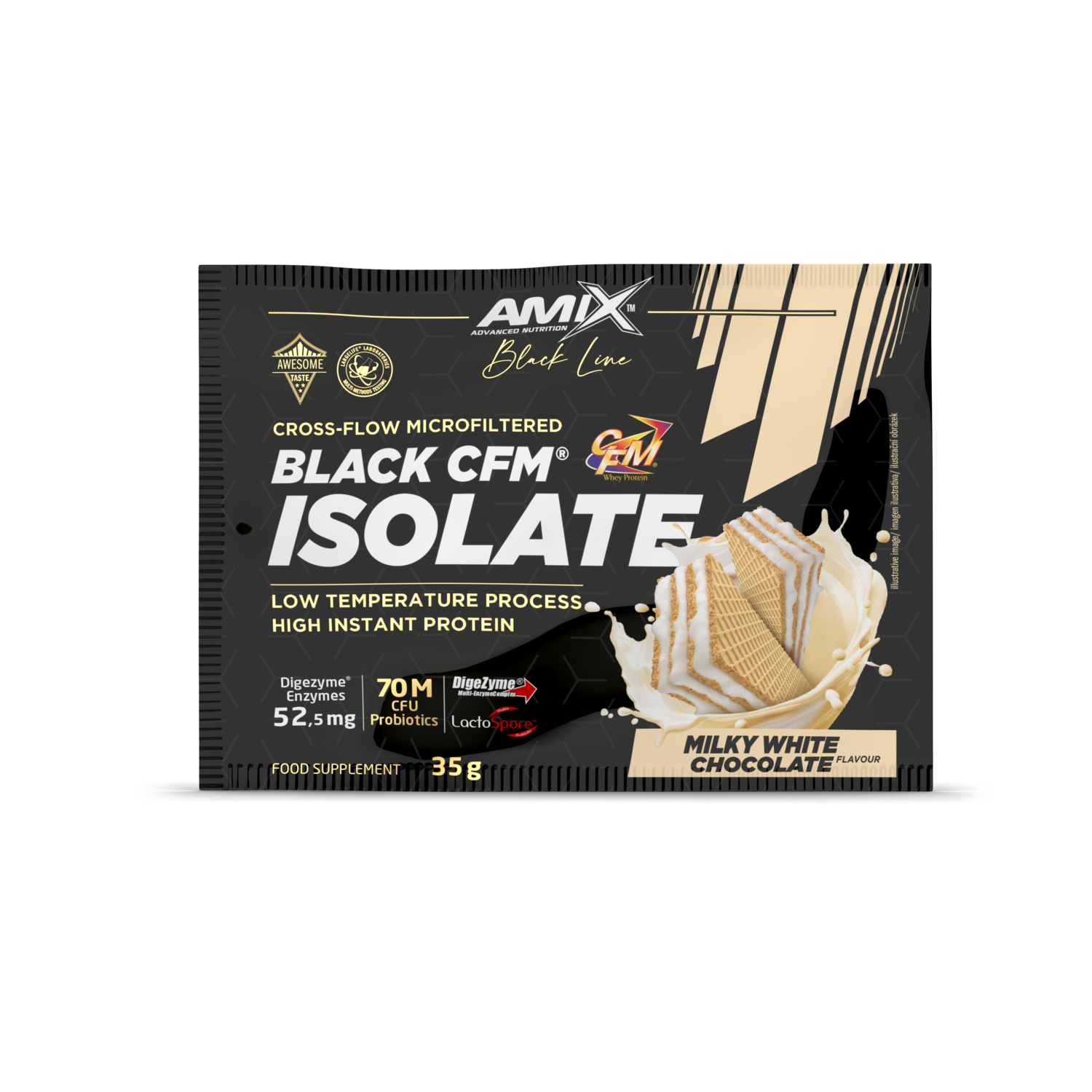  ISOLAT NOIR CFM DOSE UNIQUE 35 GR Chocolat blanc