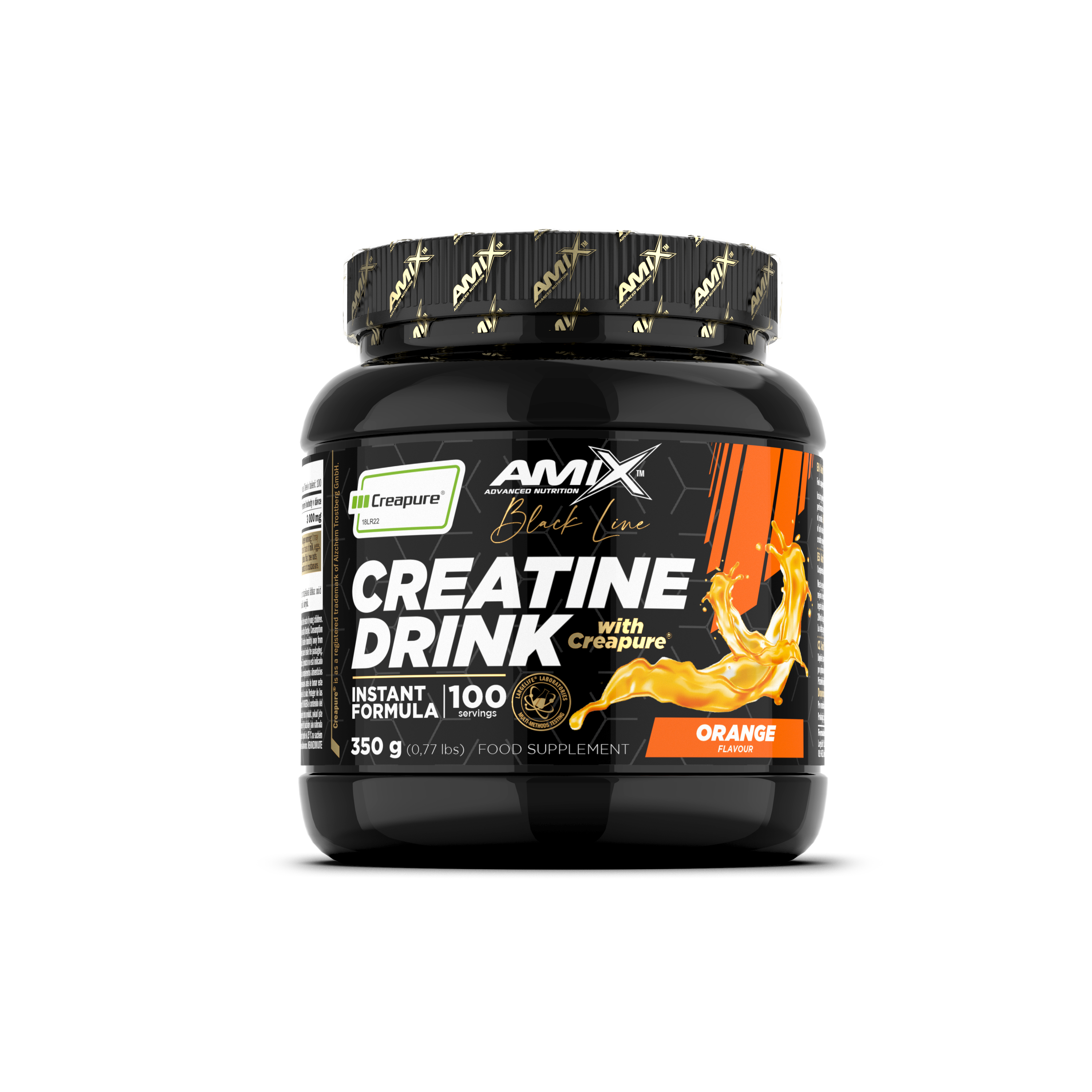 Boisson en poudre Amix™ Créatine Creapure® 350 g Orange