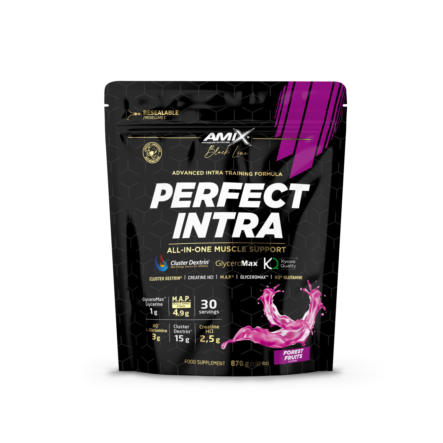  Intra-entraînement Perfect Intra 870 gr – Black Line & PERFECT INTRA 870 GR Fruits des bois