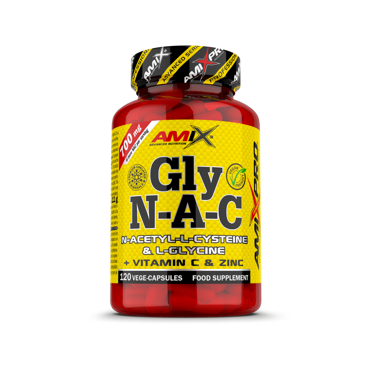  GlyN-AC 120 gélules - Amix Pro®