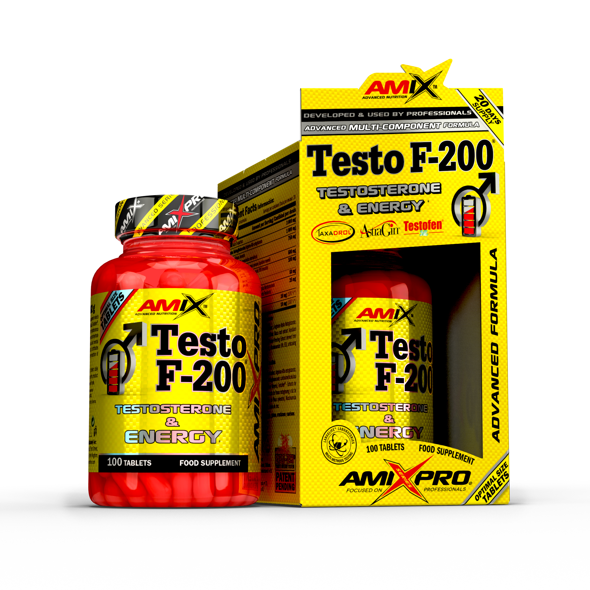  Testo F-200 100 comprimés – Amix Pro®