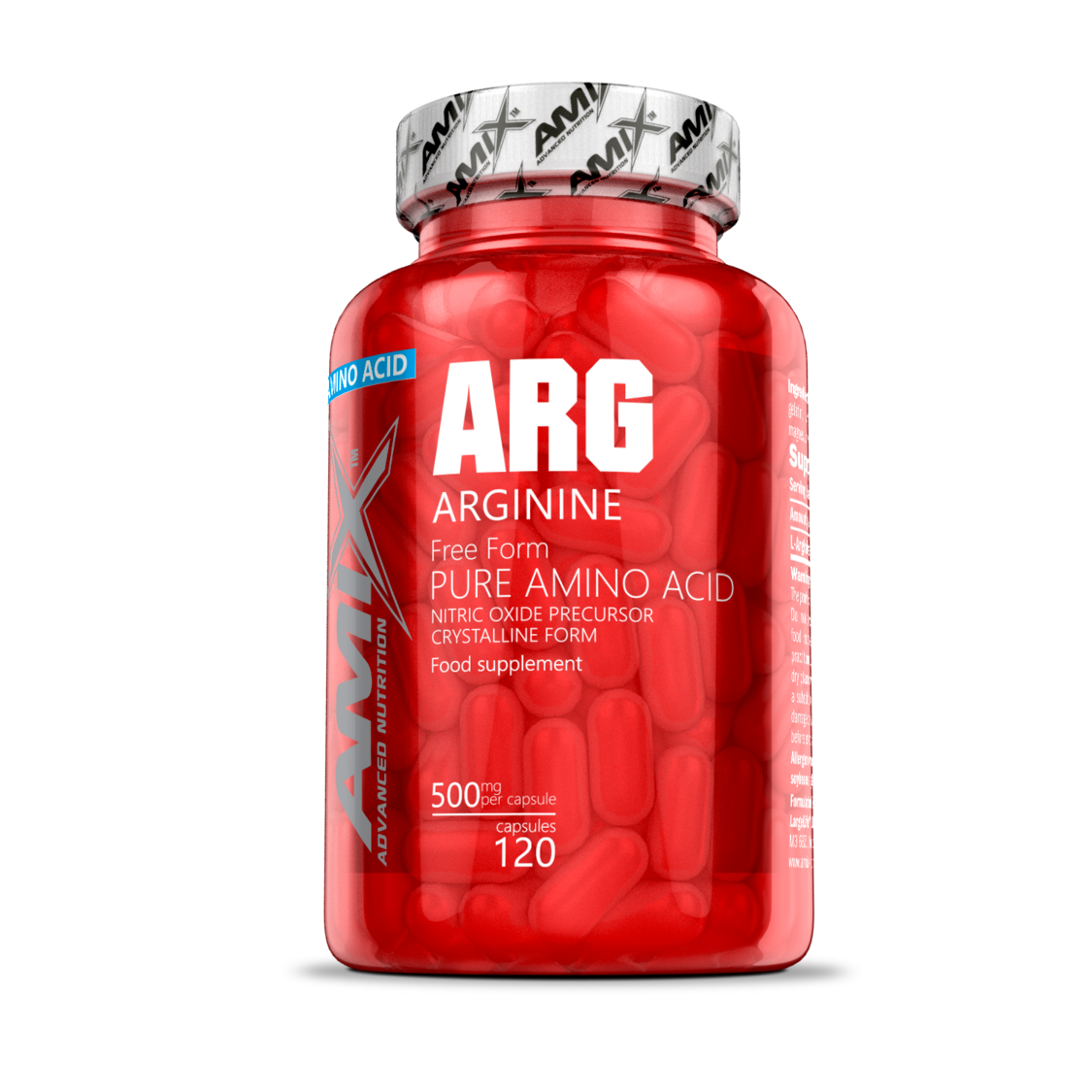  Acide aminé Arginine 120 gélules – Amix™ (1)