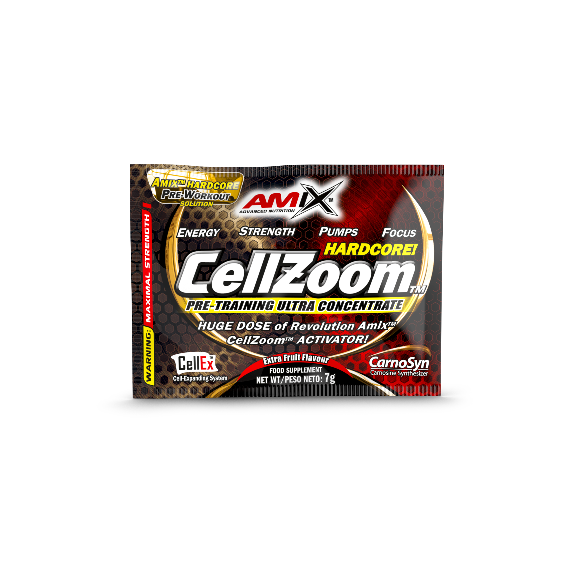  CELLZOOM 7 GR UNIT DOSE Punch aux fruits & CELLZOOM 7 GR UNIT DOSE Framboise bleue