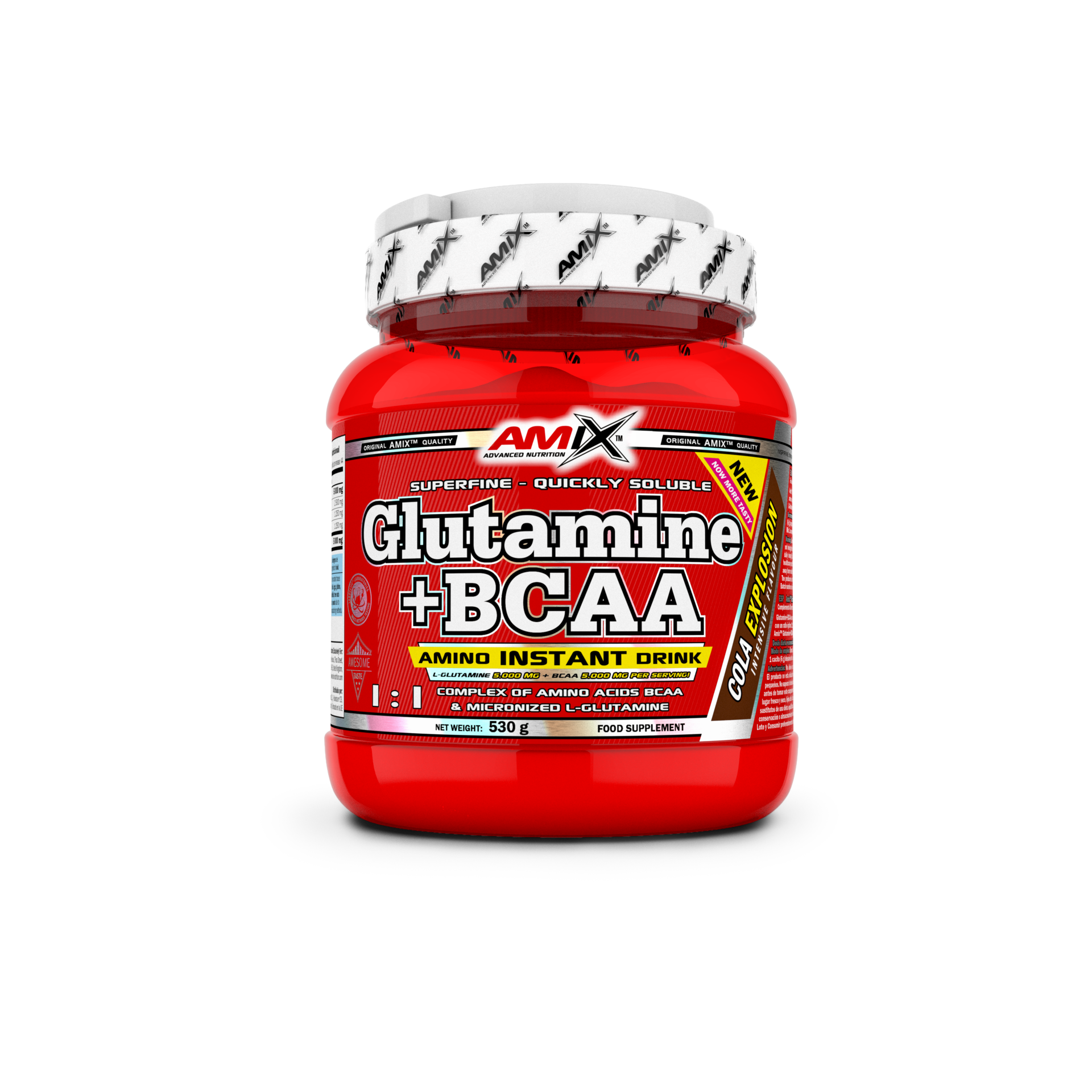  GLUTAMINE+BCAA 530 GR Cola