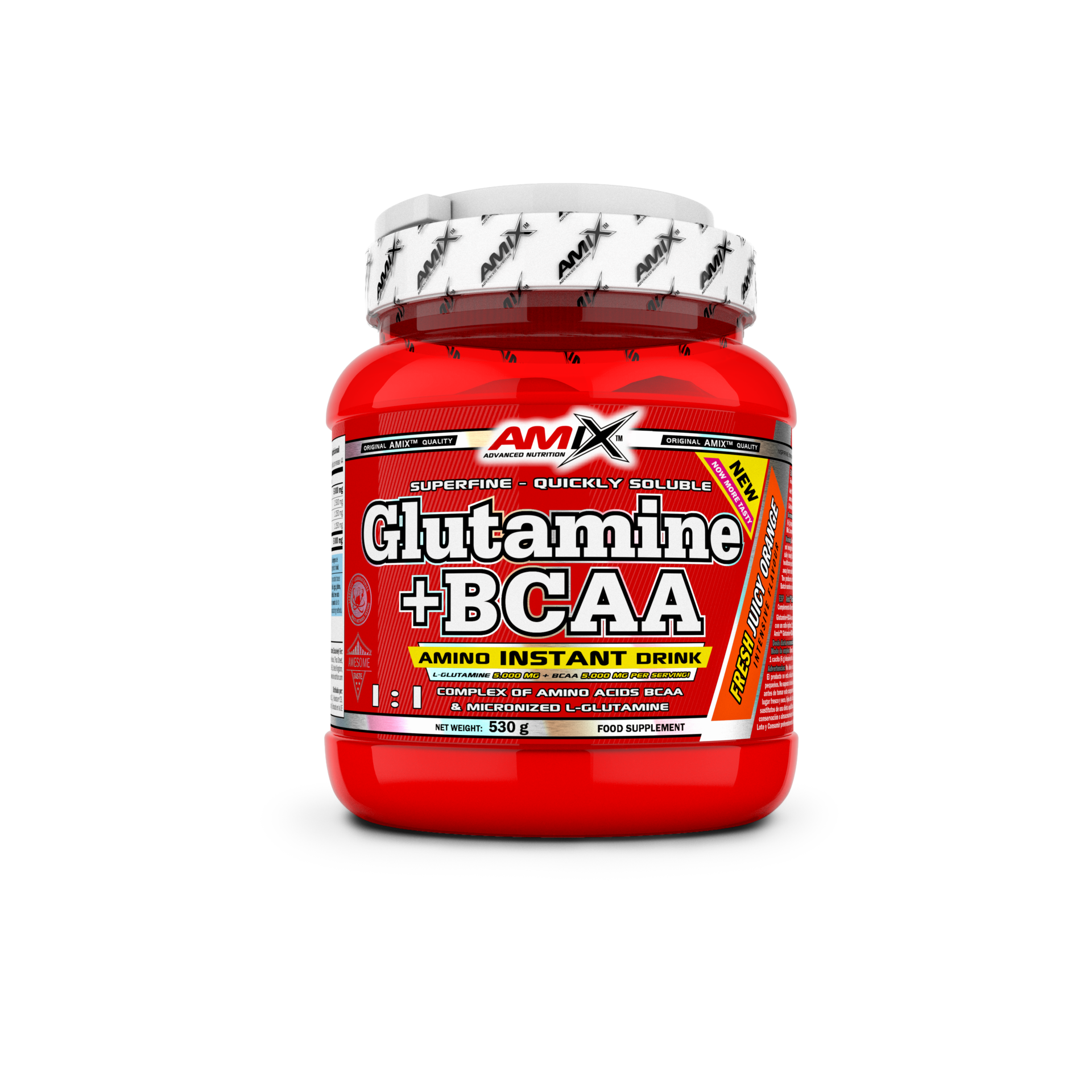  GLUTAMINE+BCAA 530 g Orange