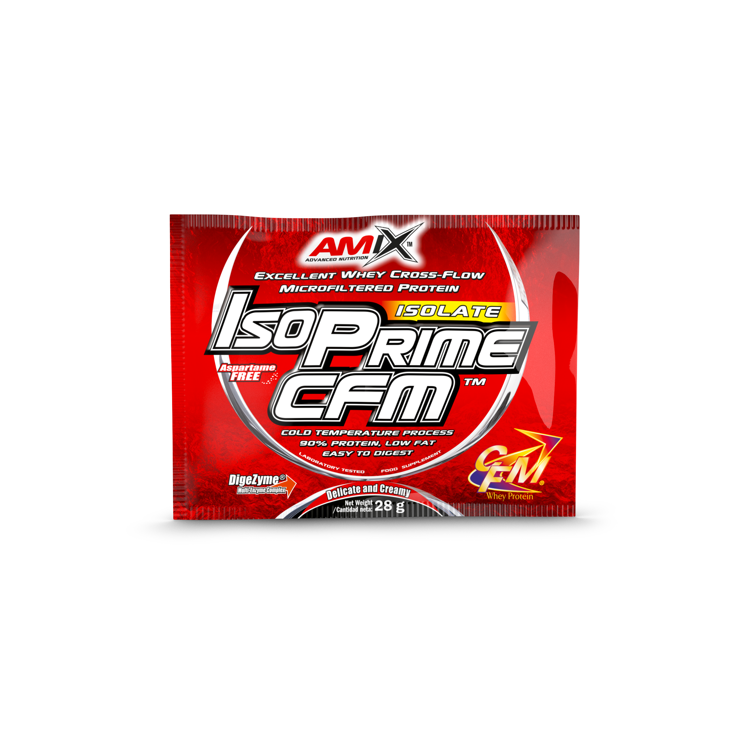  Isolat de protéines Isoprime CFM™ – Amix™ (2) et ISOPRIME CFM ISOLATE 28 g Chocolat