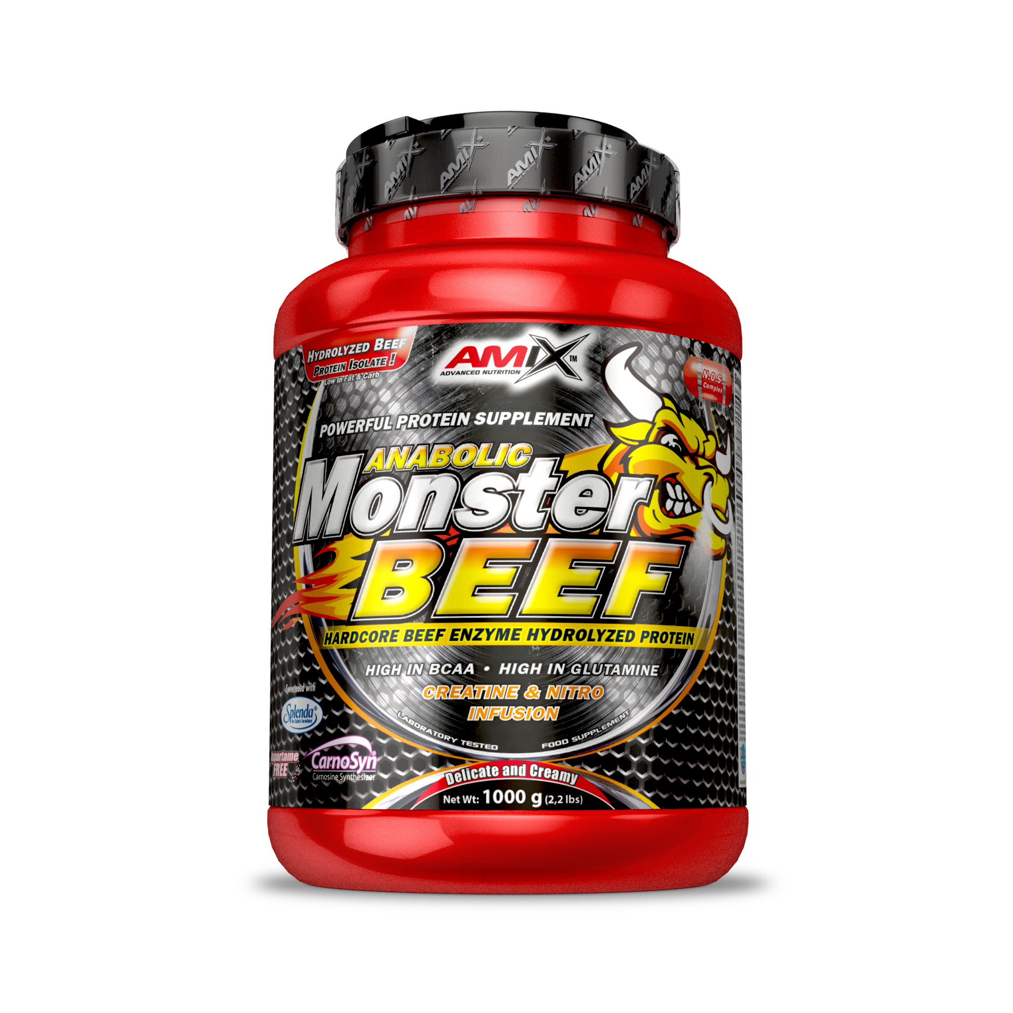  Protéines de bœuf Monster – Amix™ (1) et protéines de bœuf Monster 1 kg Chocolat