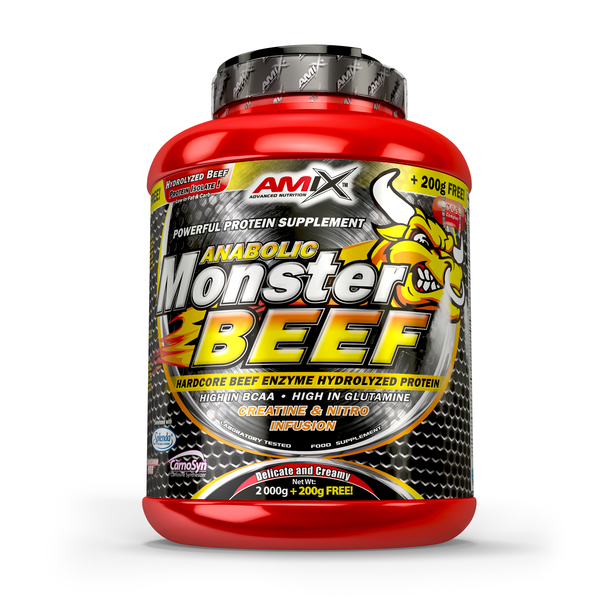  Protéines de bœuf Monster – Amix™ et MONSTER BEEF 2 KG + 200 G de chocolat gratuit