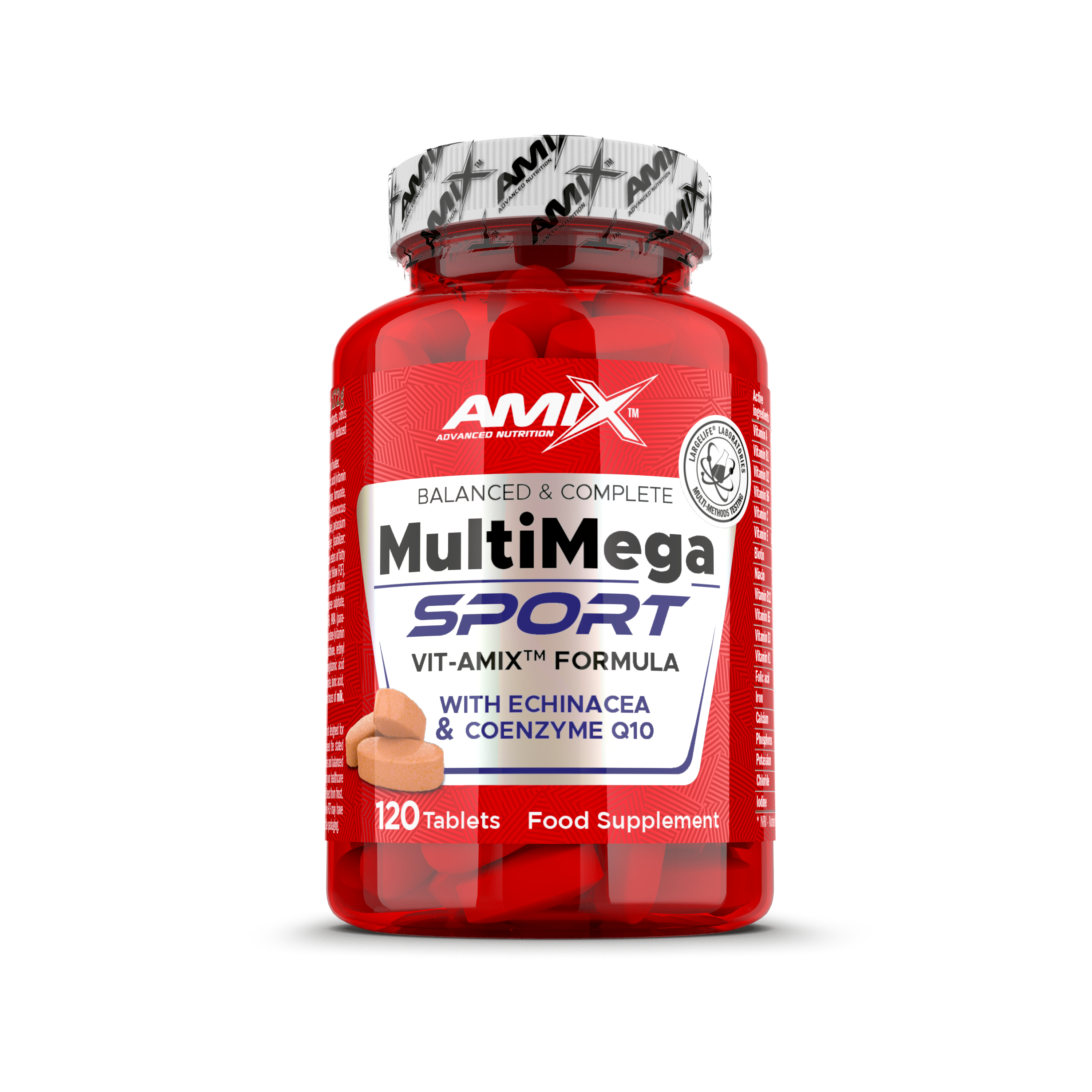  Multivitamines Multi Megastack 120 comprimés – Amix™