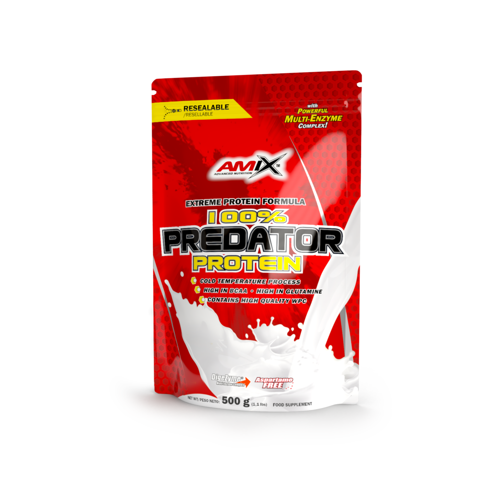  Protéines Predator – Amix™ (2) et sachet de protéines Predator 500 g Chocolat