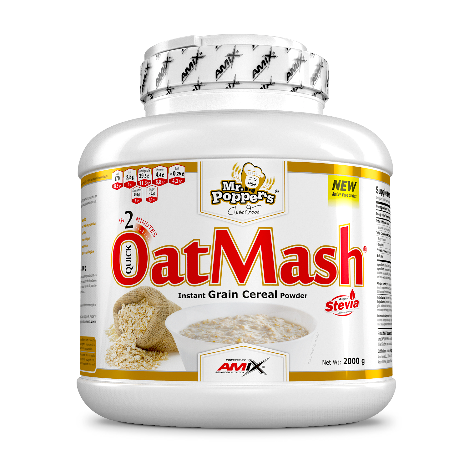 Gruau OatMash 2 kg - Mr. Popper's® et OATMASH 2 kg Chocolat blanc